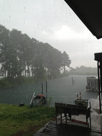 すごい雷雨！！