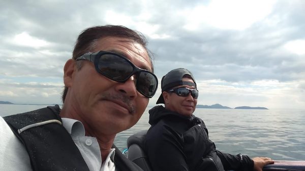 Kさんと同船レクチャー（北湖ポイント調査！！）