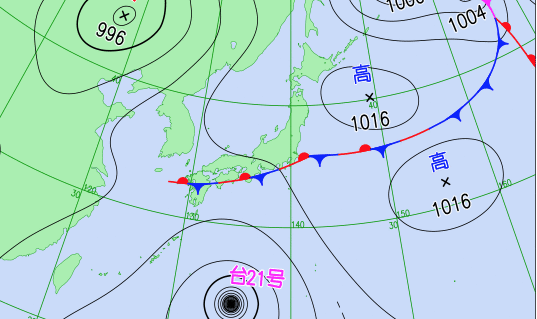 明日は秋到来かな？