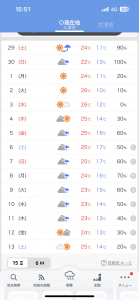 明日から暑くなりますね☀️